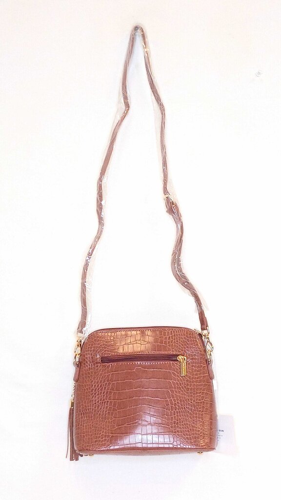 Amelie Galanti Croc Embossed Dome Crossbody