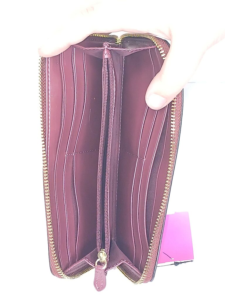 Coach Leopard Accordion Zip Wallet