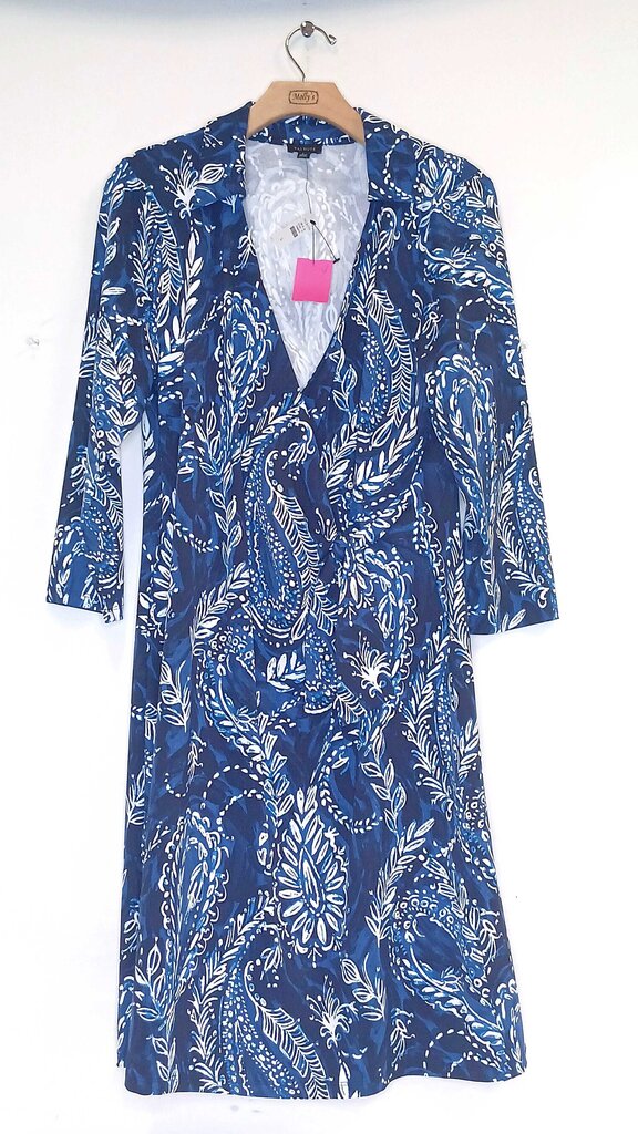 Talbots Long Sleeve V-Neck Dress