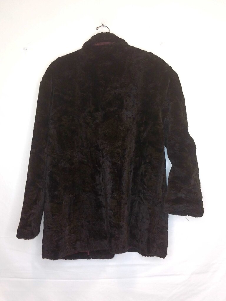 Fuzzy Button Up Coat