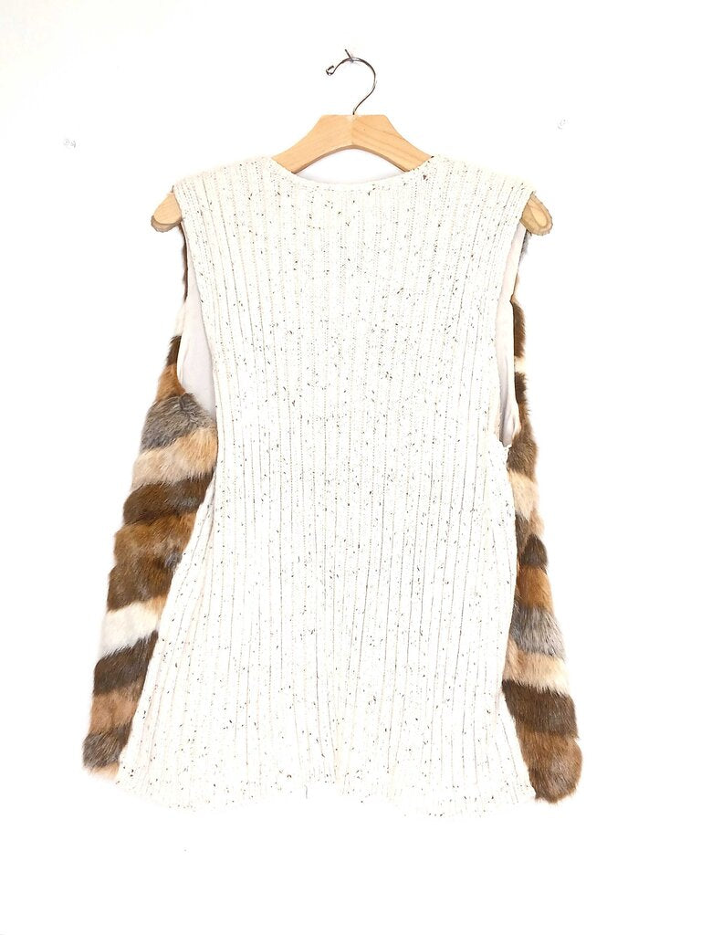 Chicos Faux Fur Vest