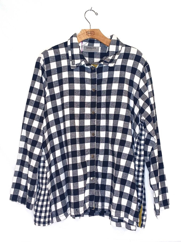 Plaid Button Up Top