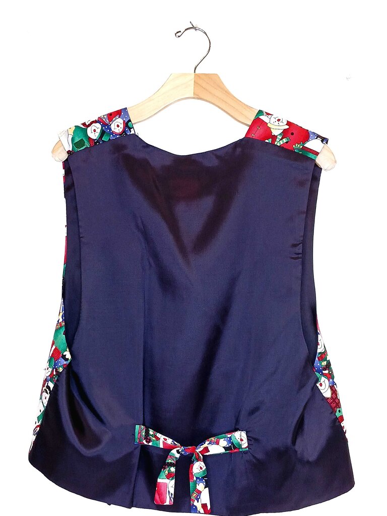 JLN USA 100% Cotton Vintage Snowman Vest