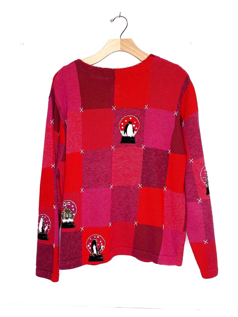 Fisher Hill Embroidered Snowglobes Cardigan