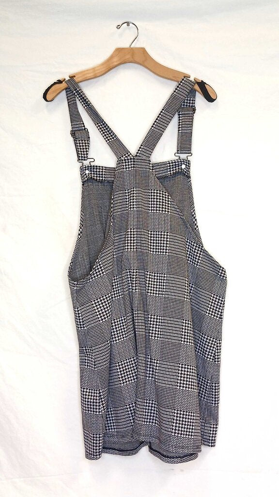 All Brand Plaid Overall Skirt