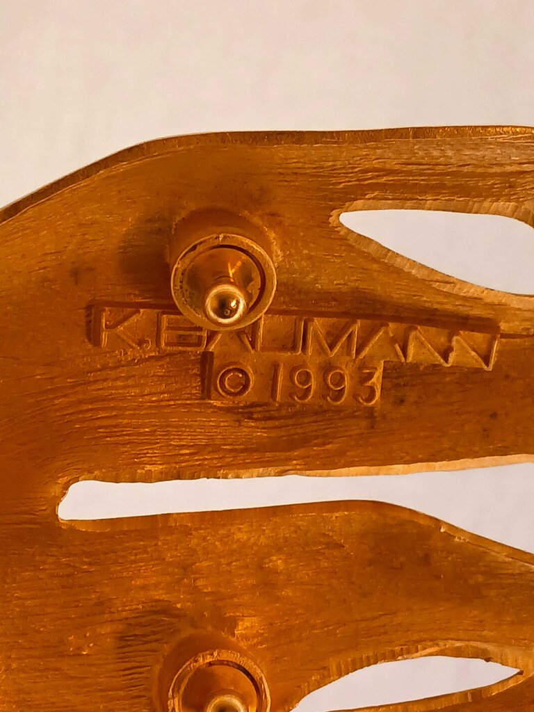 K. Baumann Vintage Panther Belt Buckle