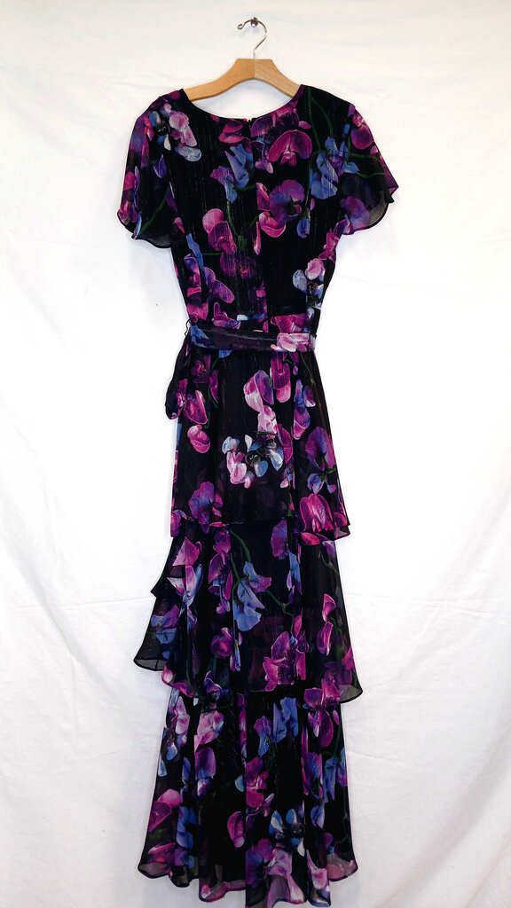SLNY Floral Tiered Dress