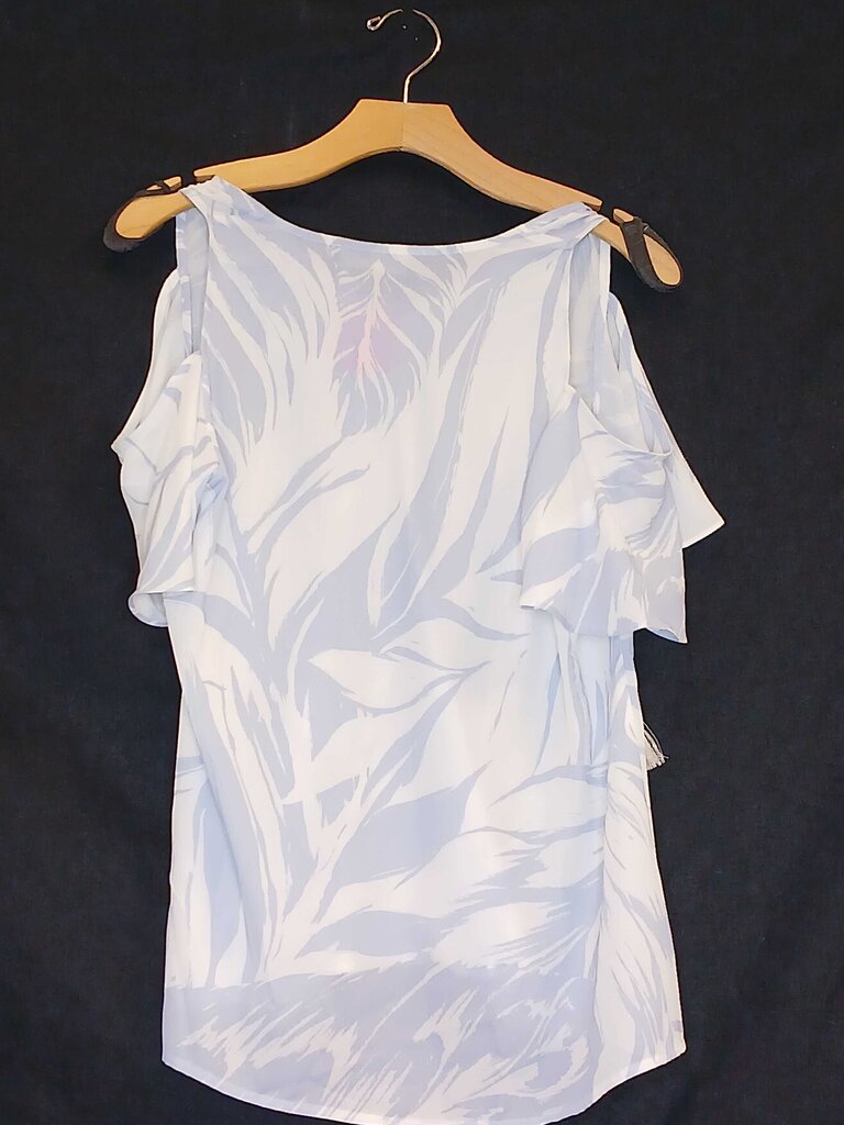 Ivanka Trump Cold Shoulder Top W Tassels