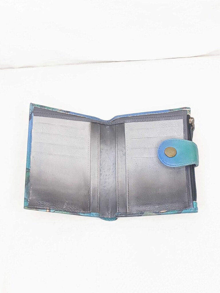 Anushka Leather Hand Painted Owl Purse + Wallet