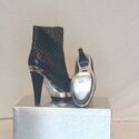 Francheska, Embossed Leather Ankle Boots