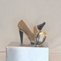 Francheska, Studded Suede Platform Heels