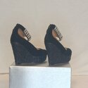 Francheska, Wedge Sparkle Heels