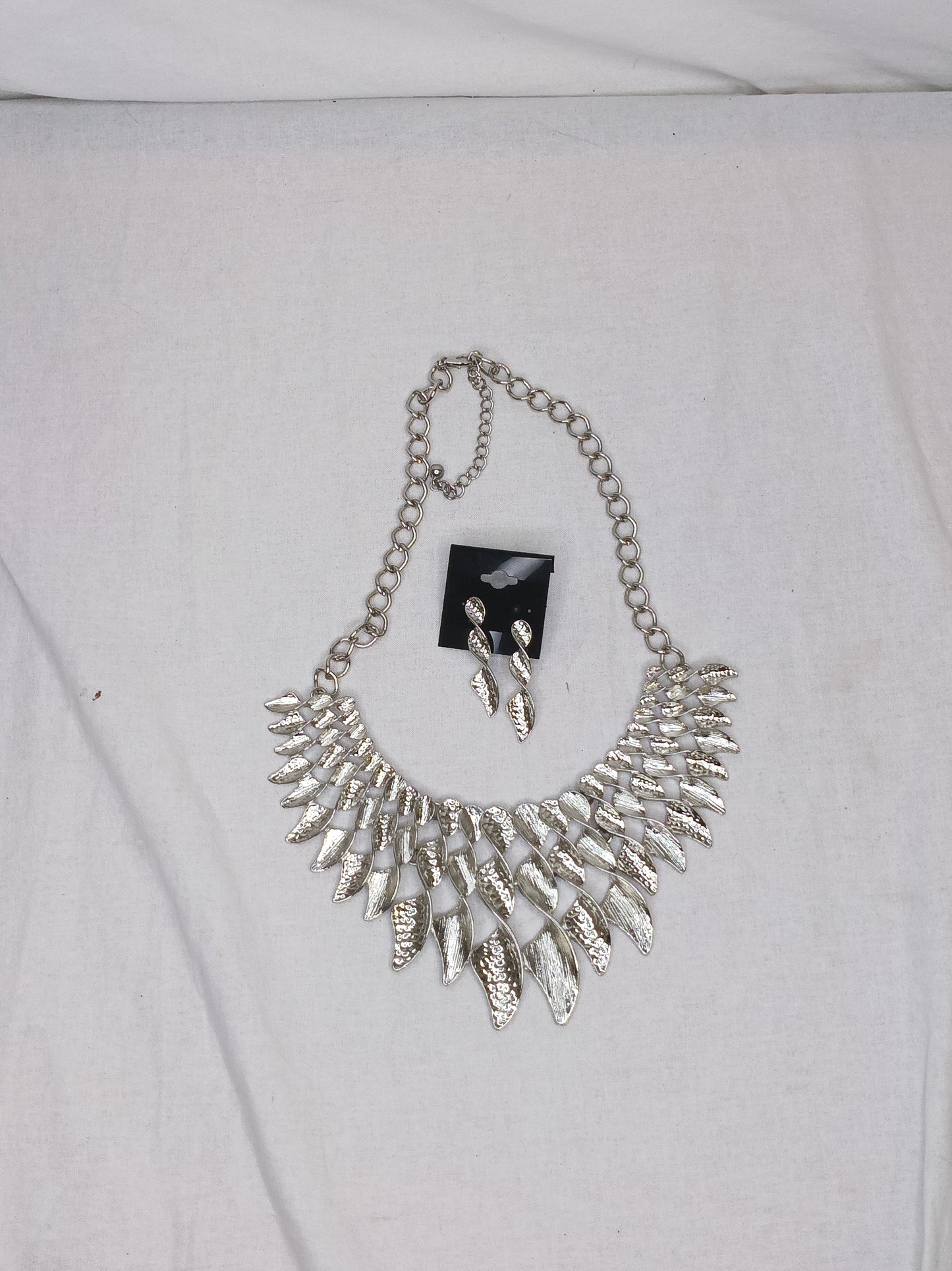 Statement Earrings & Necklace
