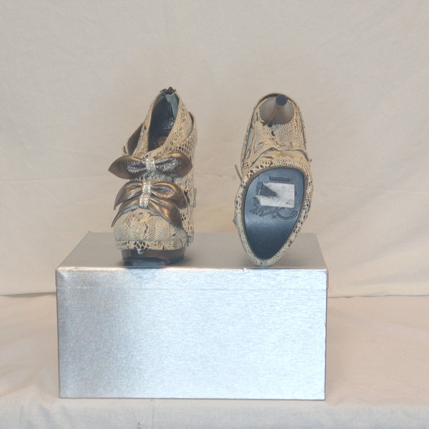 Snakeprint Booties