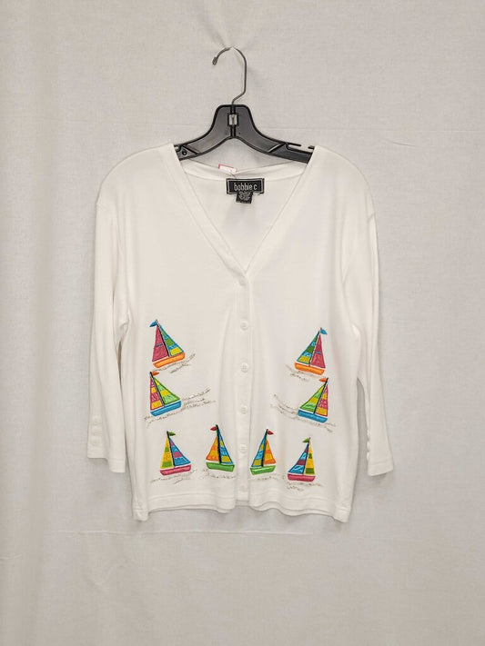 Bobbie C Sail Boat Cardigan