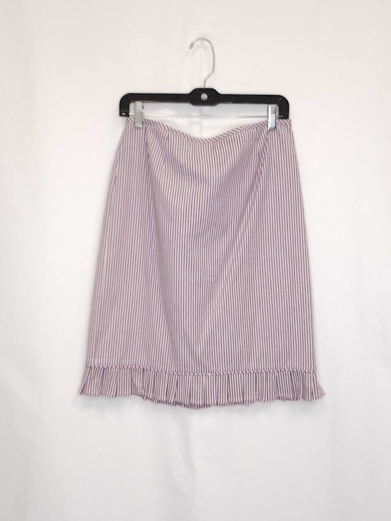 Willi Smith Stripped Skirt