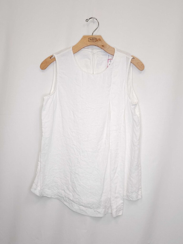 White Label Linen Sleeveless Top