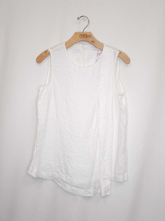 White Label Linen Sleeveless Top