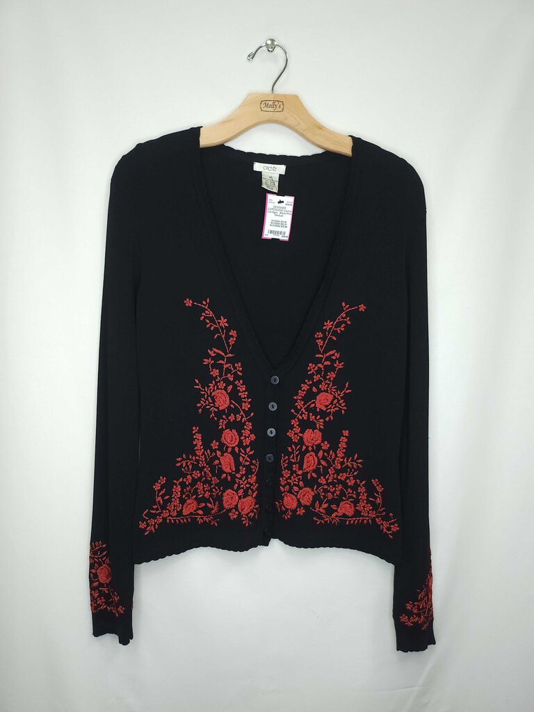 Cache Embroidered Cardigan