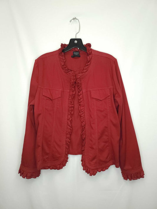 Cynthia Max Ruffle Jacket