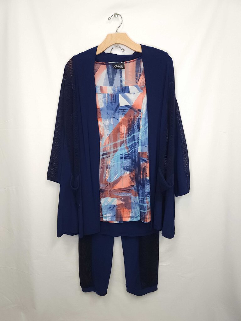 Artex Fashions 3 Piece Set Top + Cardigan + Pants