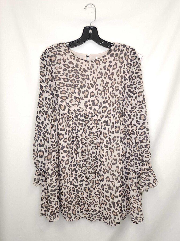 Animal Print Short Dress