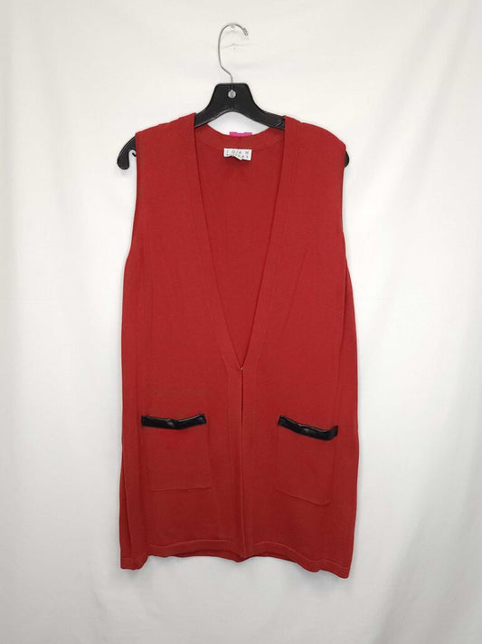 Joan Rivers Sleeveless Cardigan