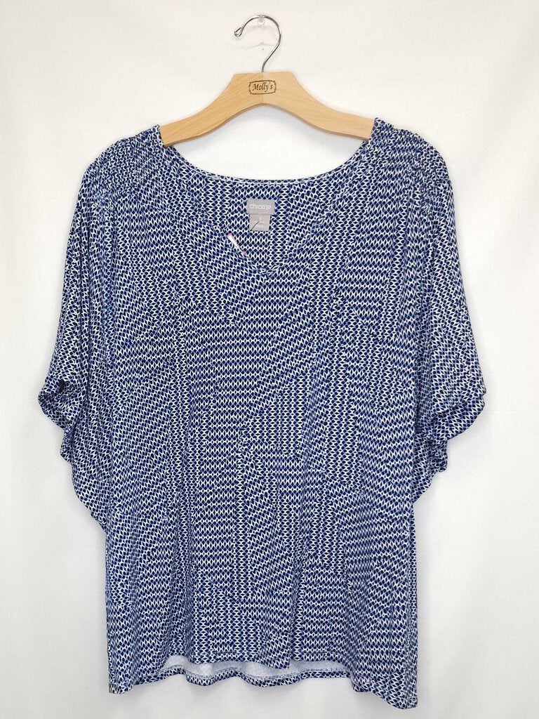 Chicos Short Sleeve Top