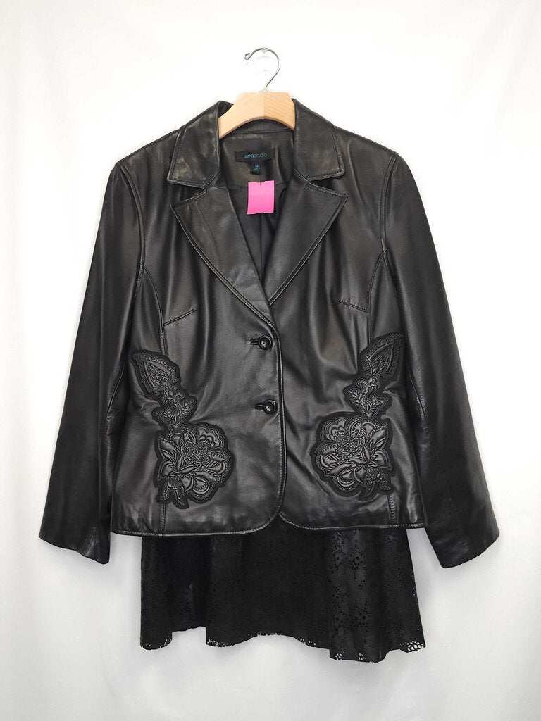 Siena Studio Leather Blazer + Skirt