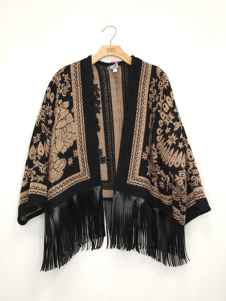 Chicos Fringe Cardigan