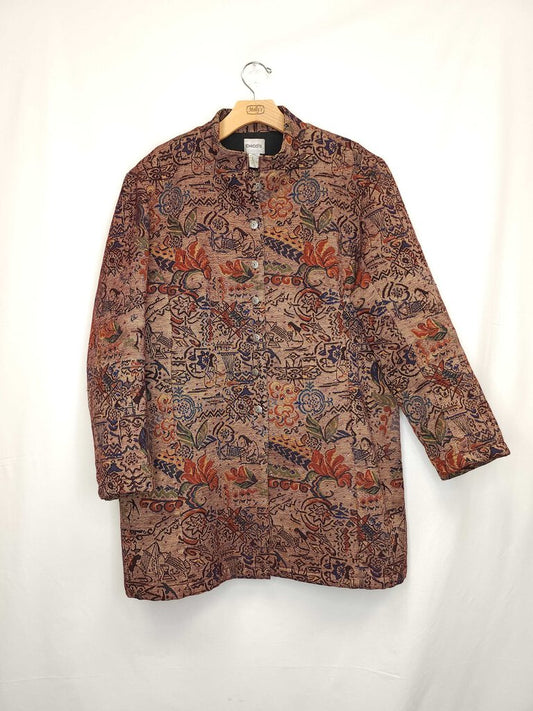 Chicos Tapestry Coat