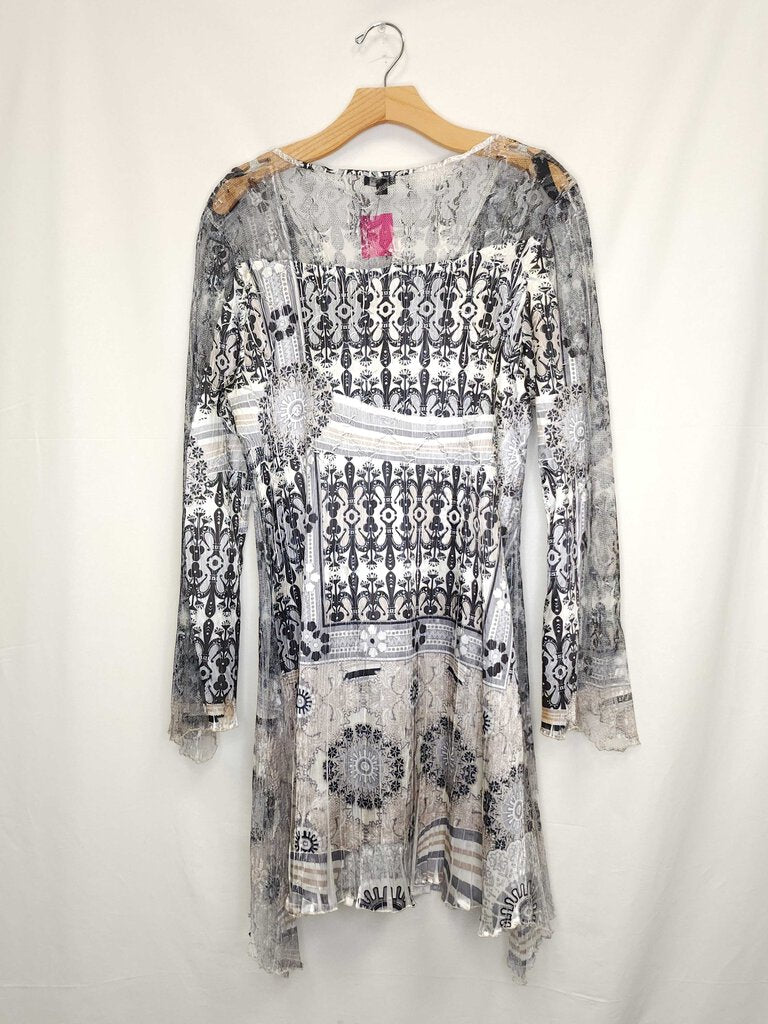 Komarov Lace + Patterned Duster