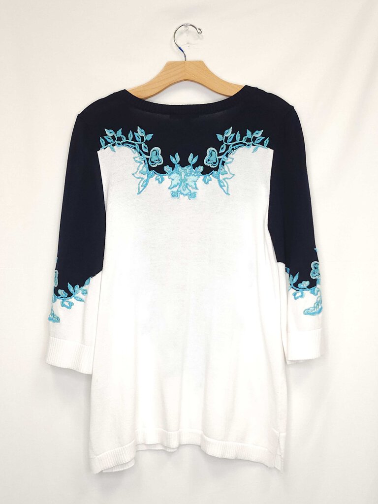 Chicos Embroidered Top