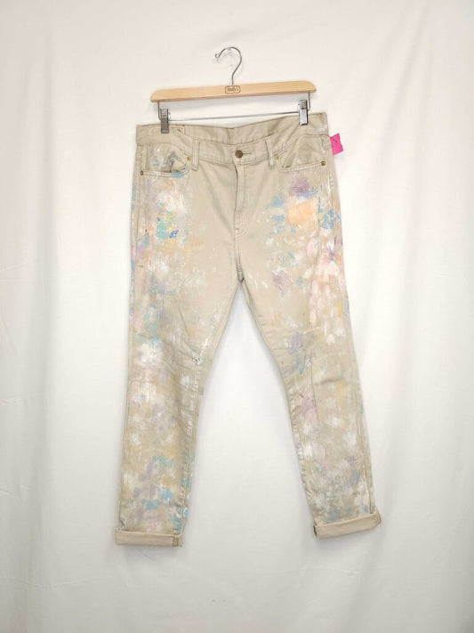 Ralph Lauren Paint Splatter Jeans