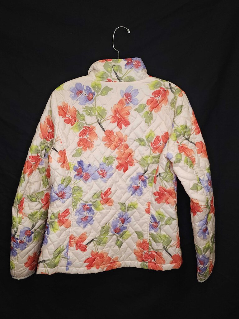 Land's End Floral Puffer Jacket