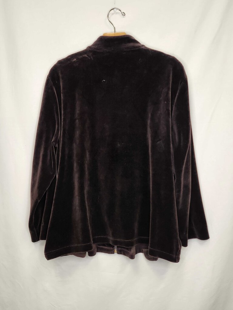 Chicos Velvet Beaded Jacket