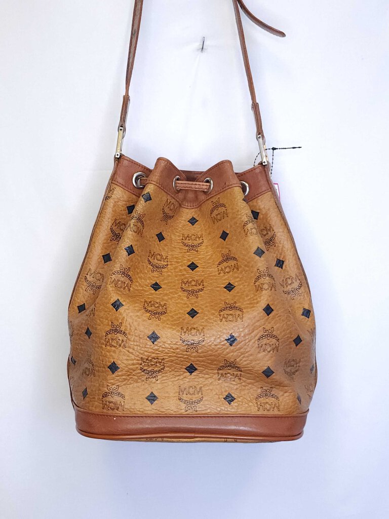 MCM Drawstring Bucket Purse