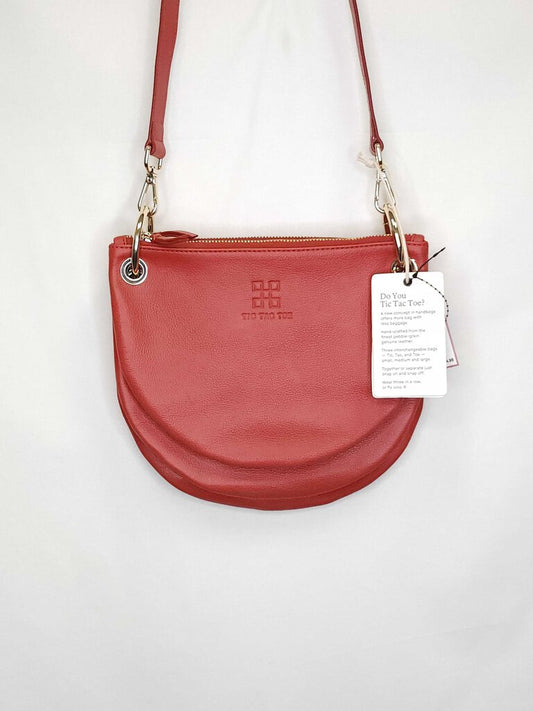 Tic Tac Toe Half Moon Layered Purse