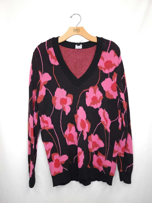 Cabi Floral Sweater