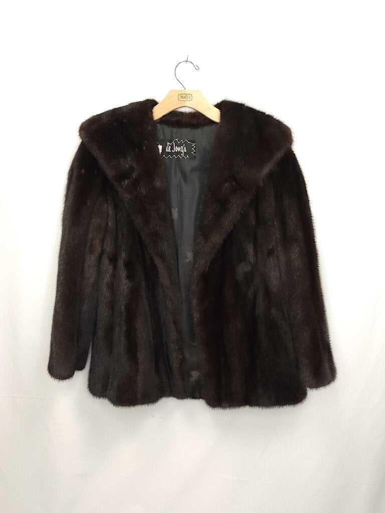 De Jongs Short Mink Coat