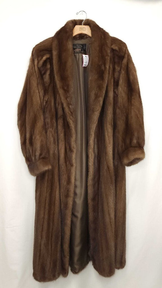 Carol & Irwin Furs Long Mink Fur Coat