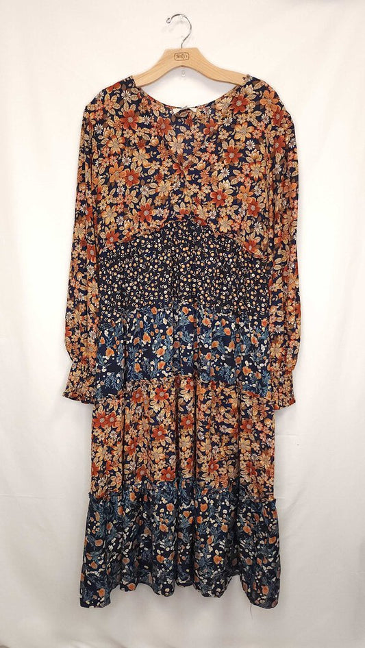 Umgee Long Patterned Maxi Dress