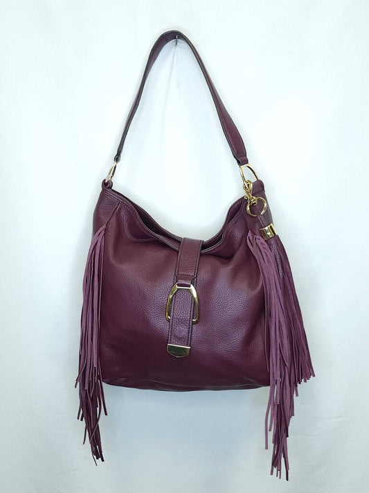 GILI Fringe Hobo Bag