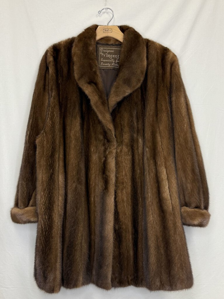 Vincent's Mid Length Russian Sable and Mink Coat