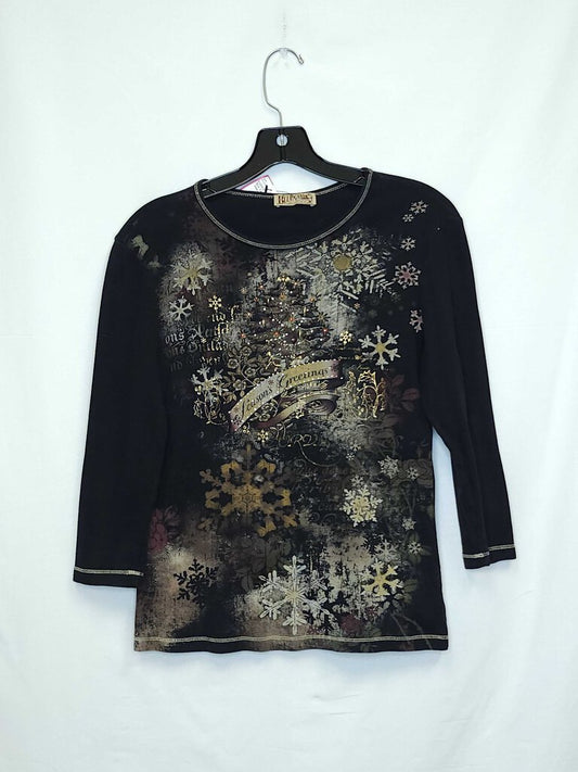 Blue Canyon Long Sleeve Holiday Top