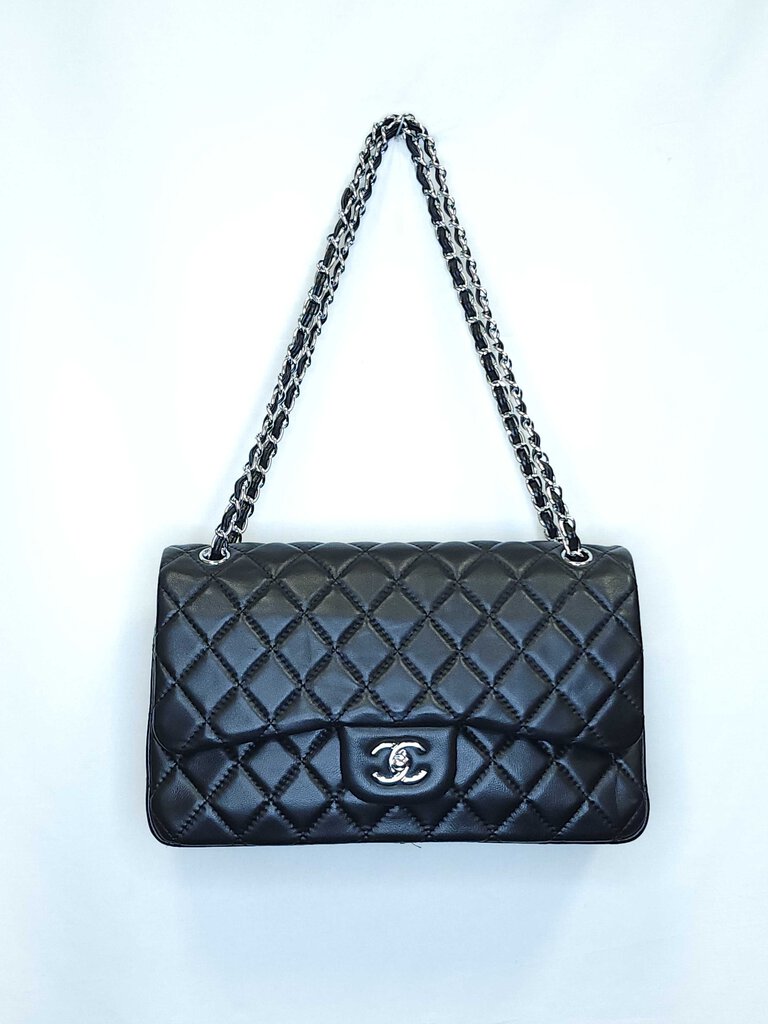 Chanel Jumbo Lambskin Double Flap Quilted Bag