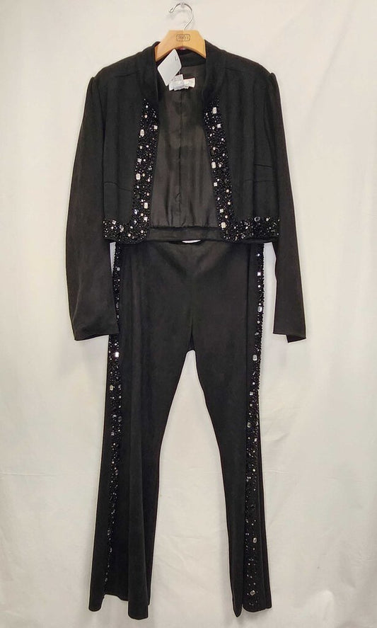 Vera Crutuna Beaded Jacket + Pants