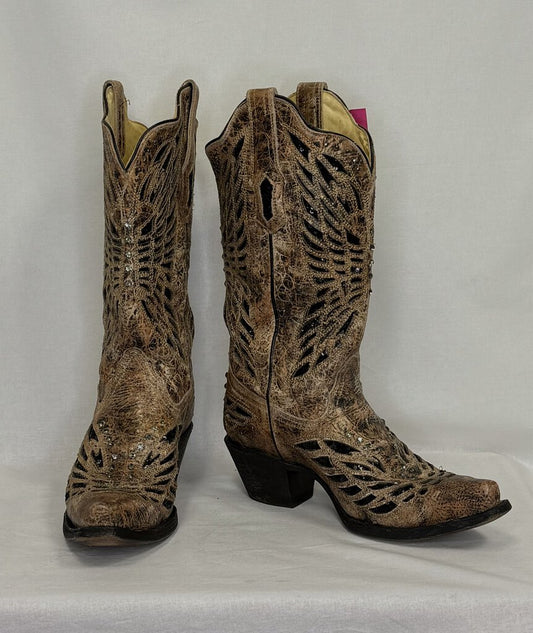 Corral Vintage Butterfly Cowboy Boots