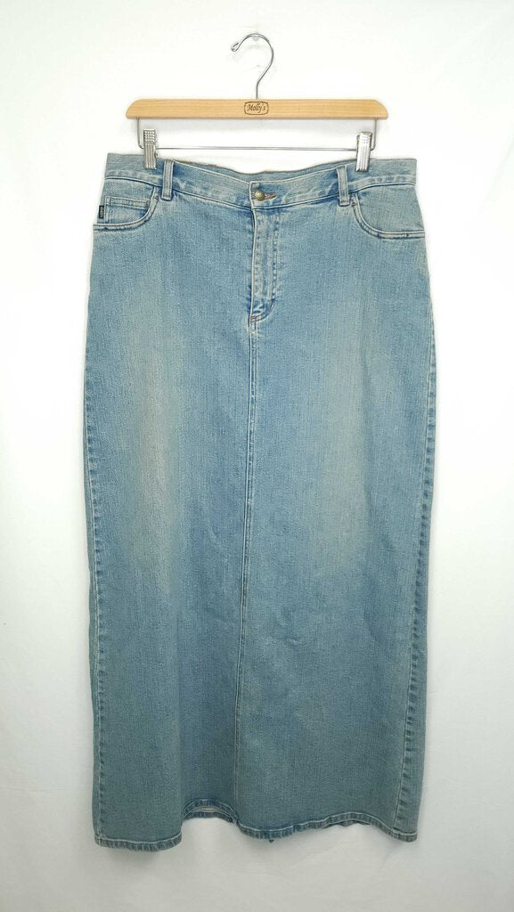 Ralph Lauren Long Denim Skirt