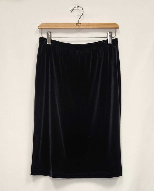 Cafe Au Lait Velvet Skirt